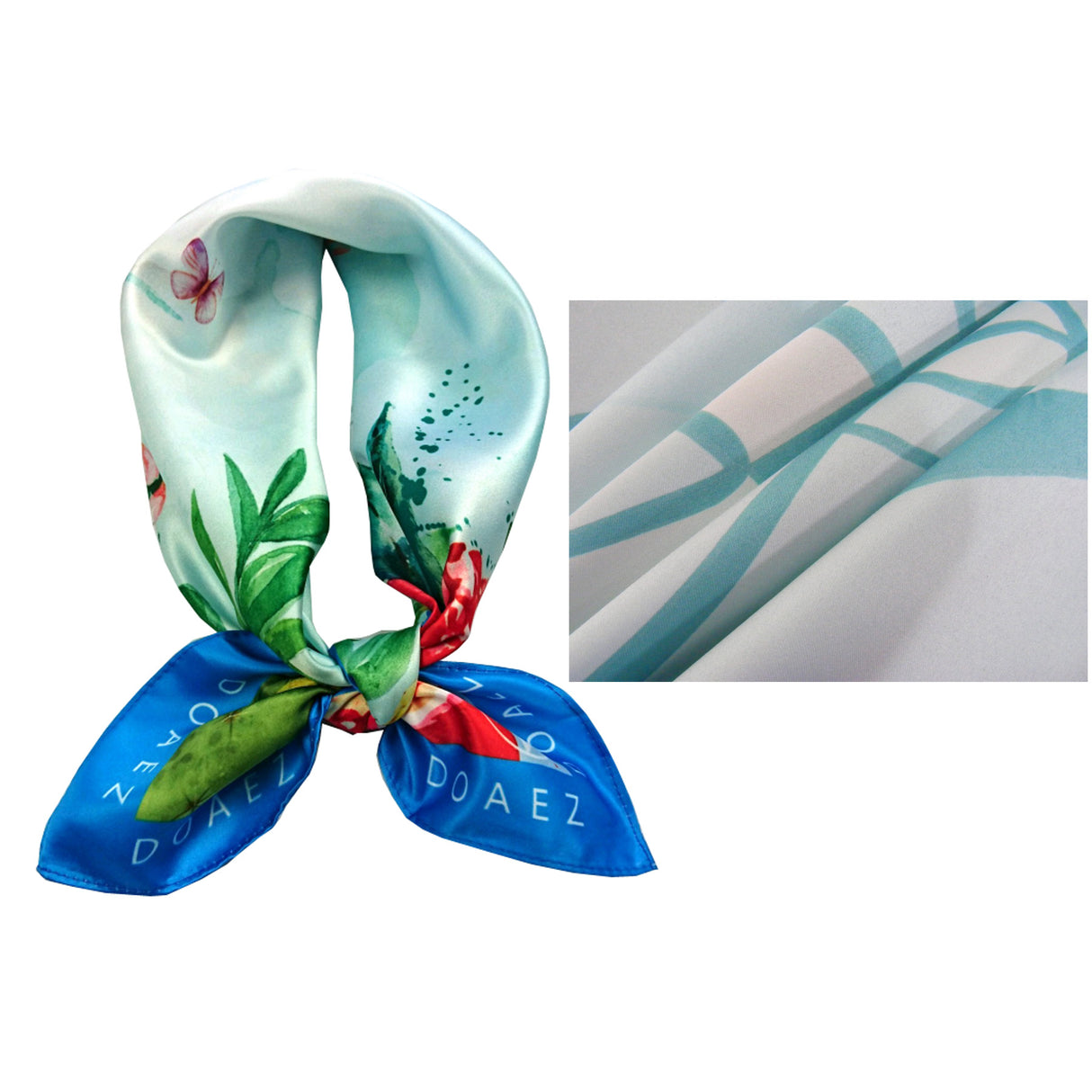 Écharpe en satin mat