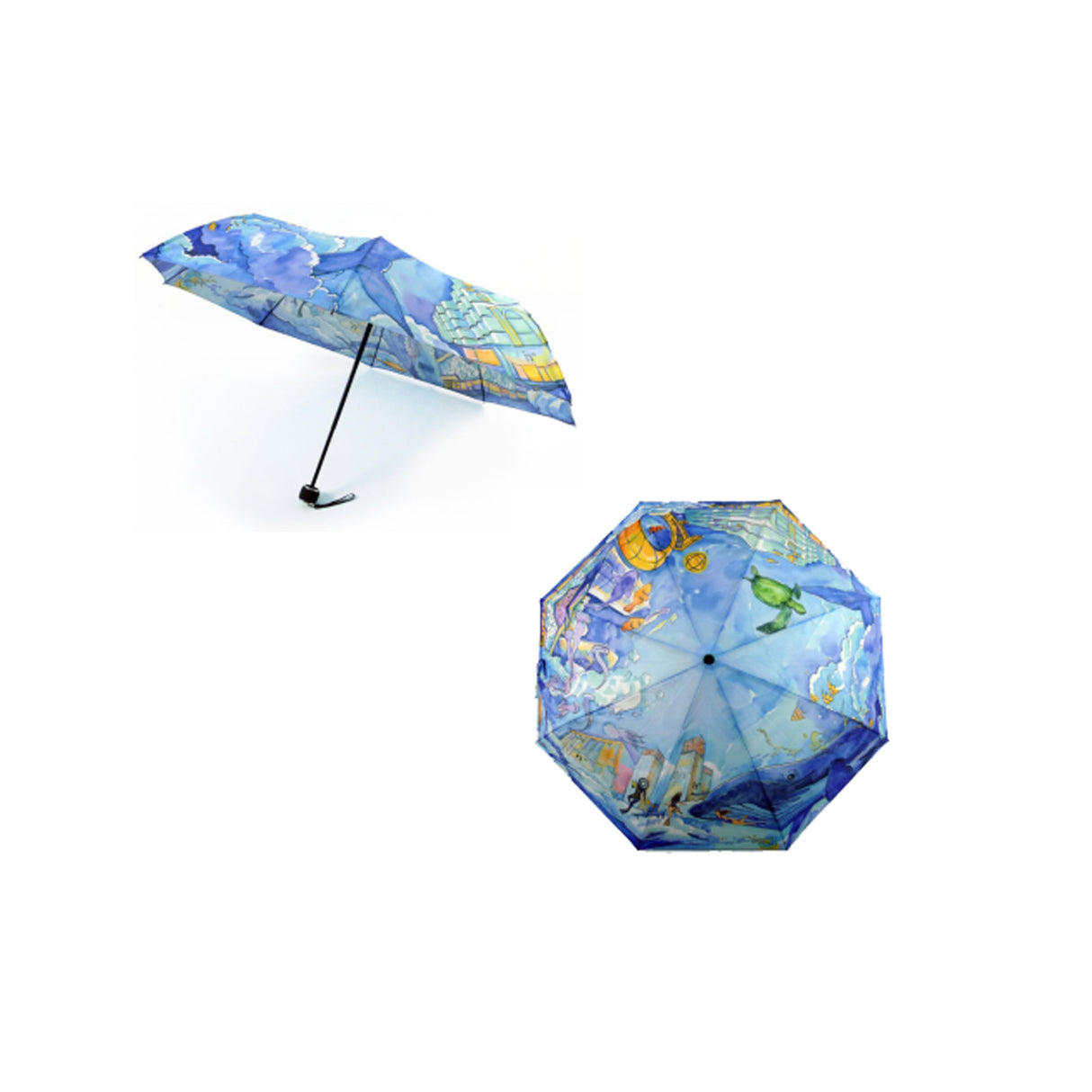 Parapluie pliant pour sac à dos