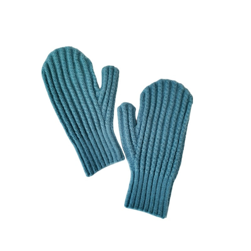 Knitted Mitten Gloves