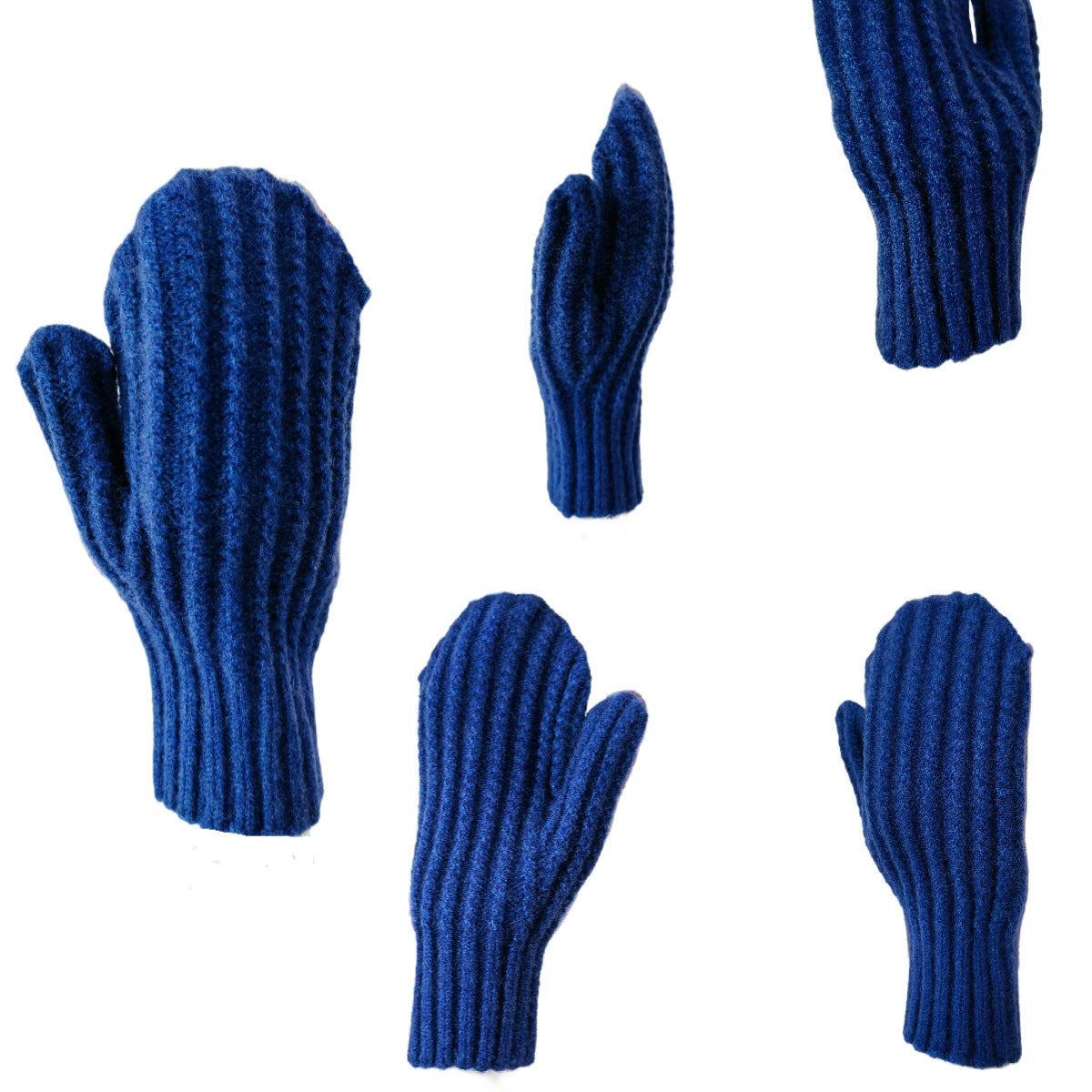 Gants mitaines tricotés