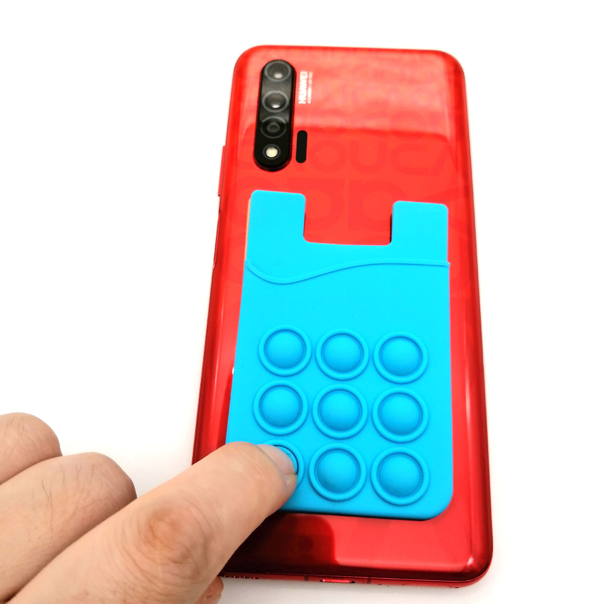 Jouet Fidget en silicone pour téléphone et portefeuille