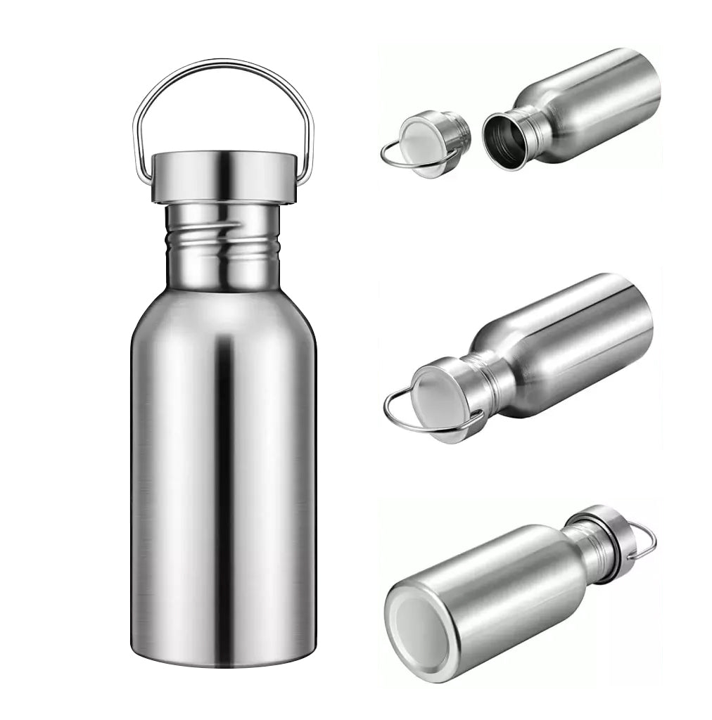 Bouteille d'eau à paroi simple de 16,5 oz