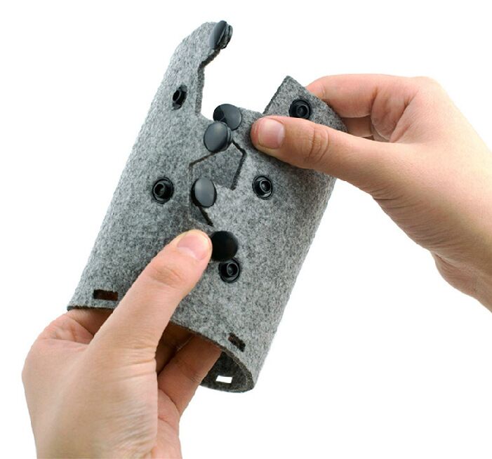 Porte-crayons en feutre, organiseur de bureau