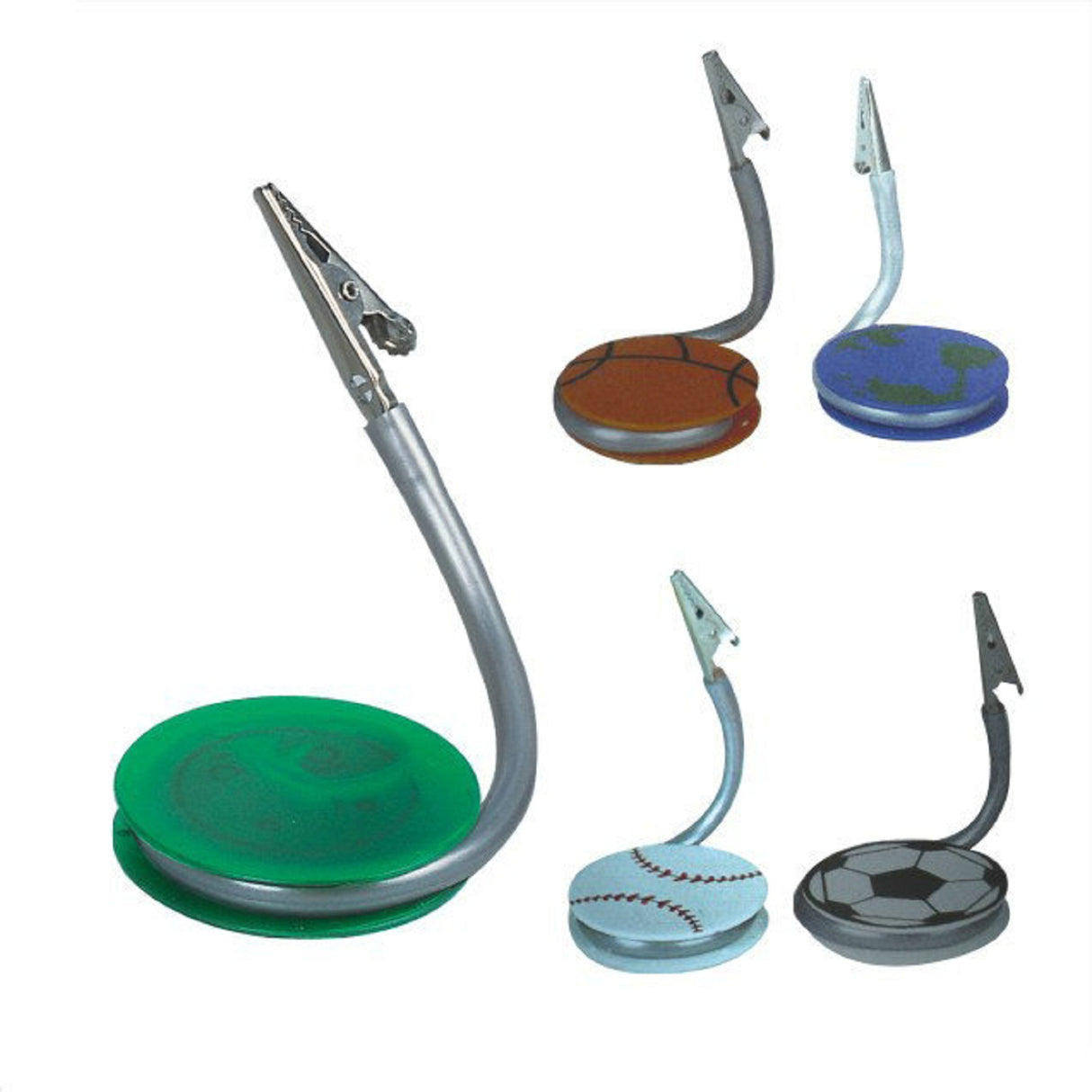 Porte-mémo, photo, carte, papier, trombone