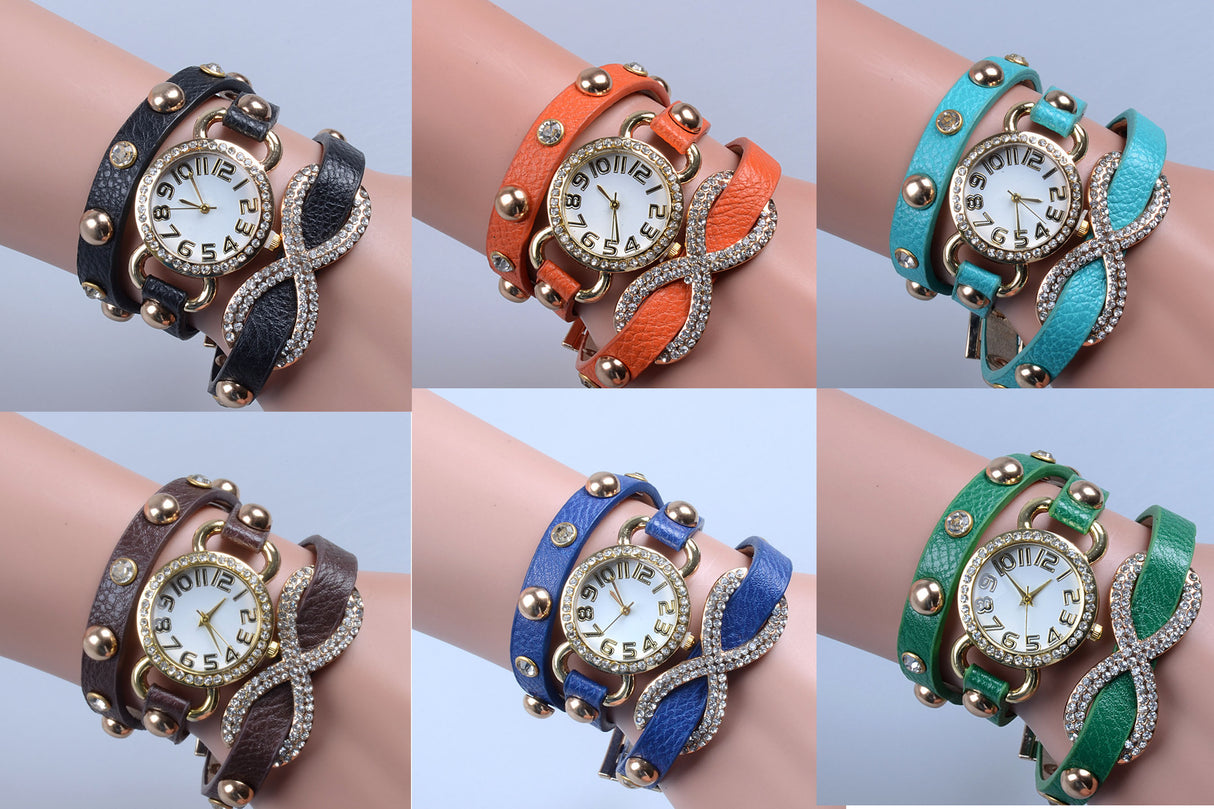 Montre-bracelet en cuir