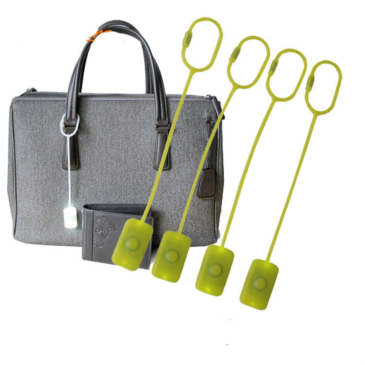 Lampe LED en silicone pour sac à main avec fermeture magnétique