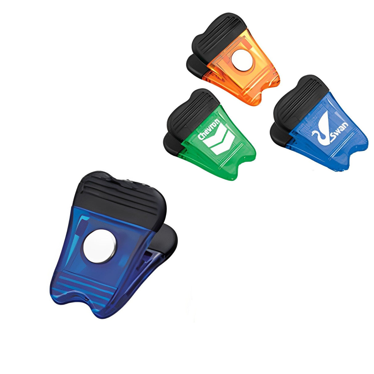 Pince-mémo magnétique en plastique en forme de dent