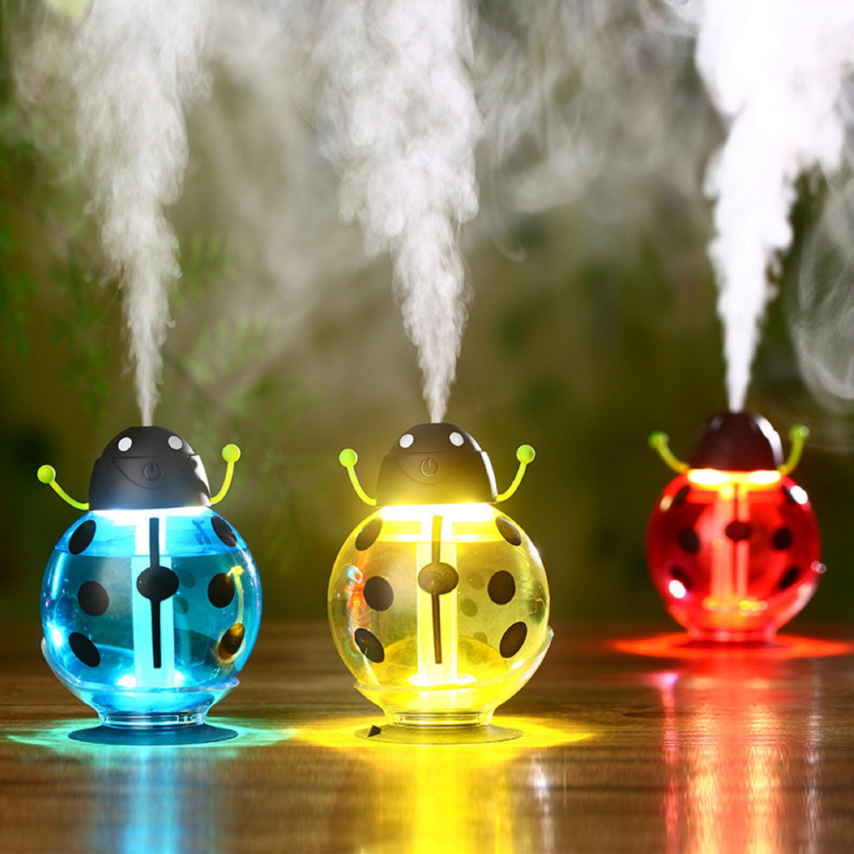Mini humidificateur USB Beetle avec lumière LED