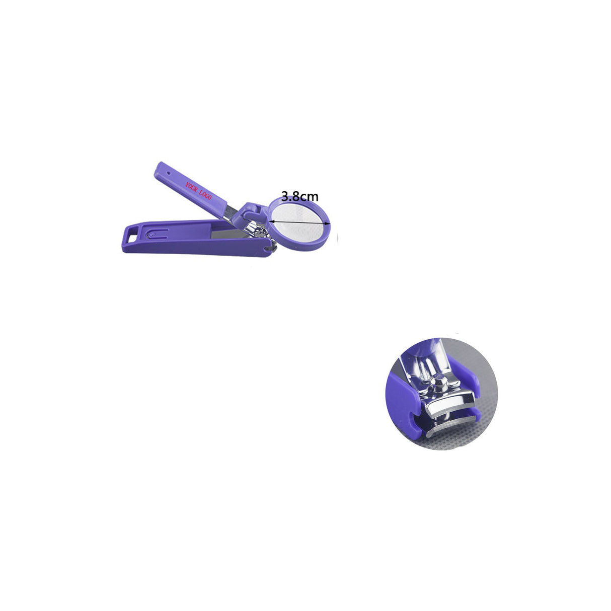 Nail Clipper With Magnifier