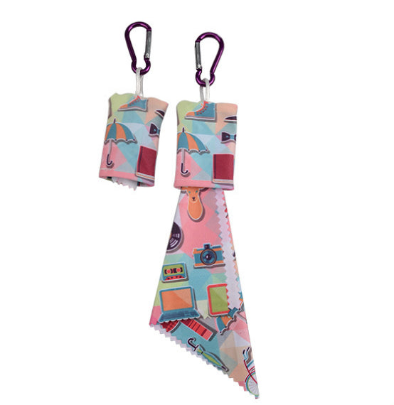 Chiffon de nettoyage en microfibre avec sac de transport