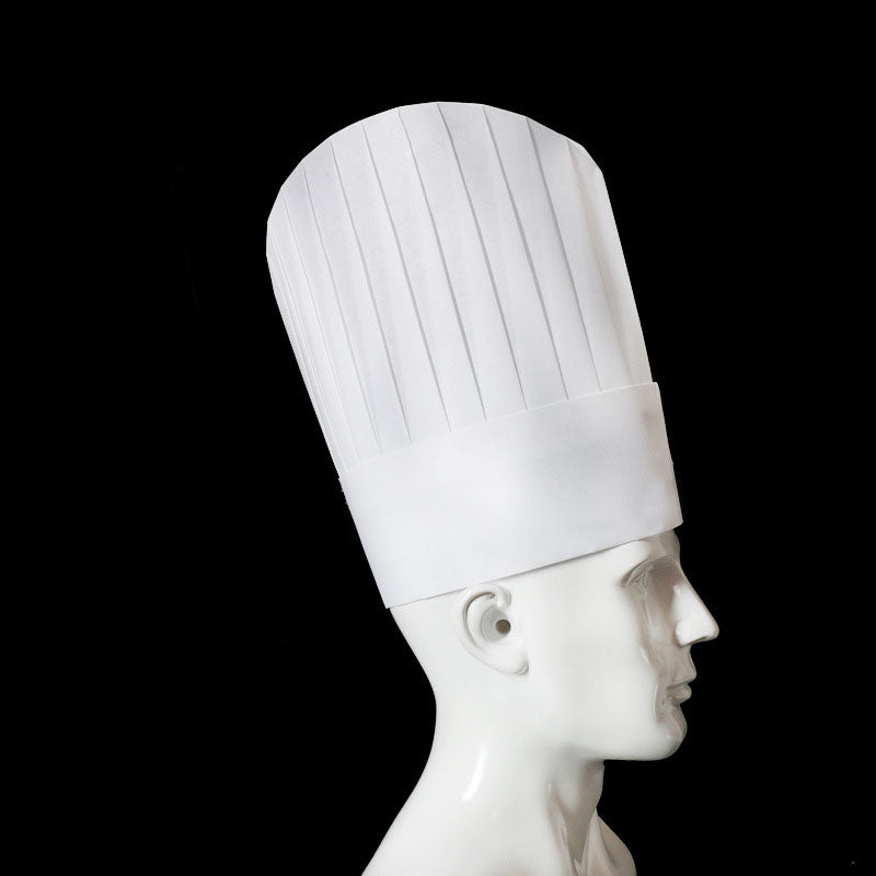 Toque de chef jetable haute