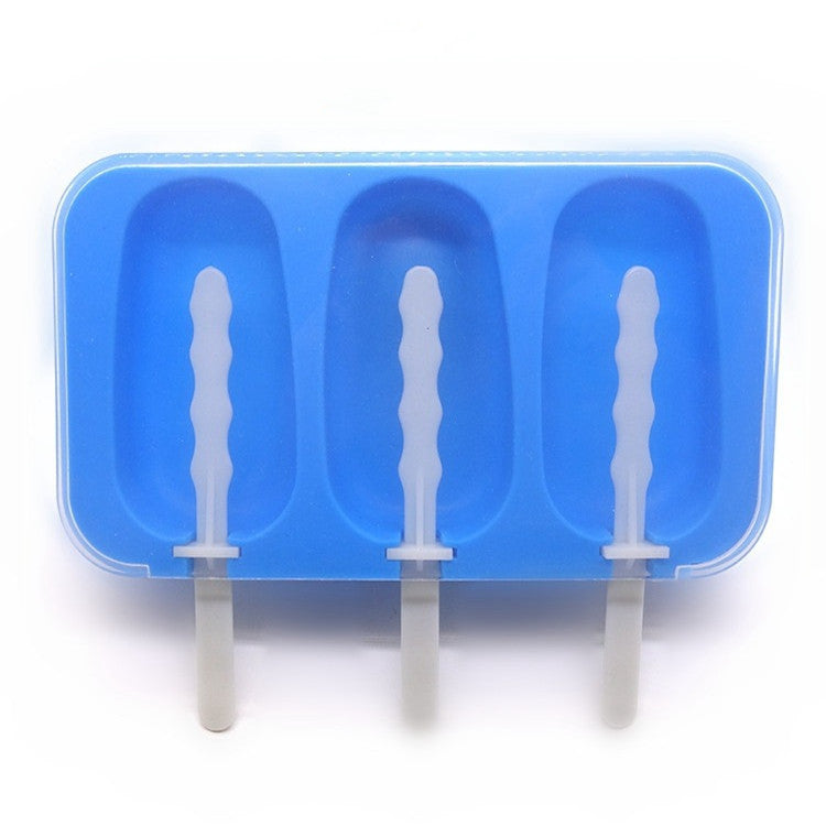 Moule à glace en silicone à 3 cavités