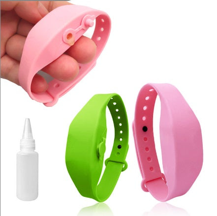 Bracelet désinfectant pour les mains en silicone