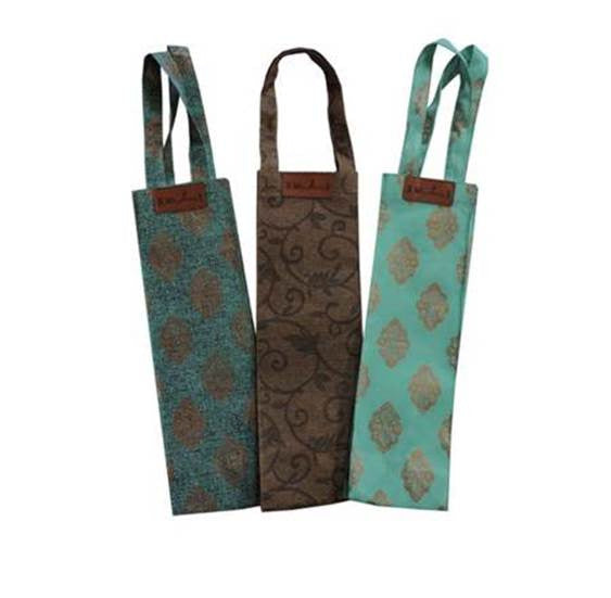 Sac à vin en tissu Oxford