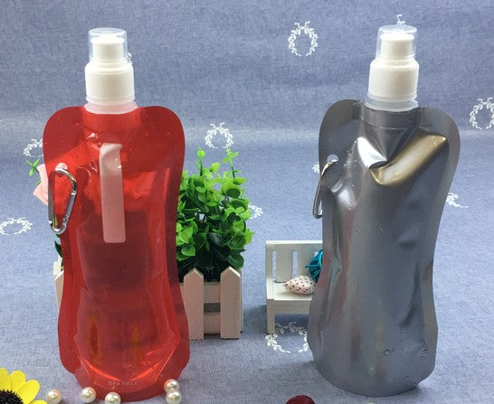 Pochette pliable avec mousqueton