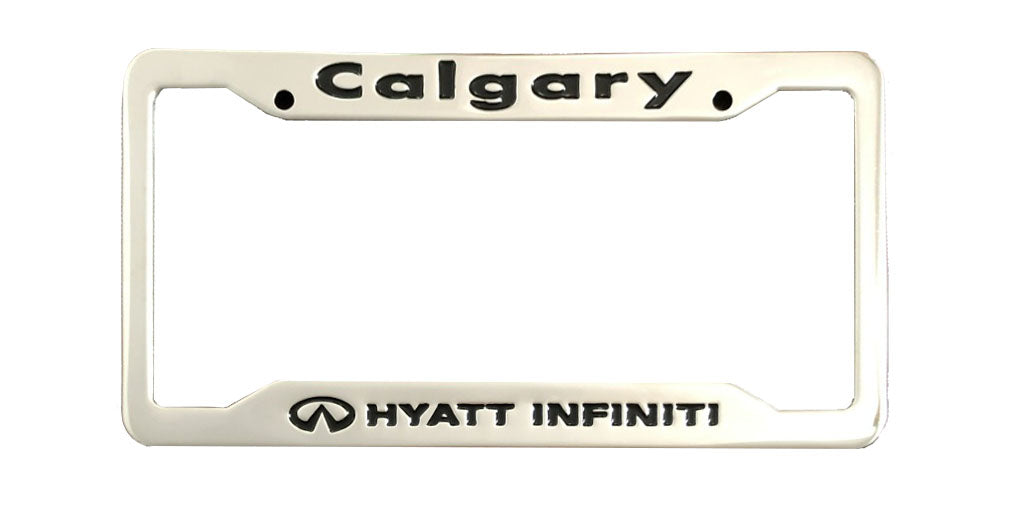 Custom Stainless License Plate Frame