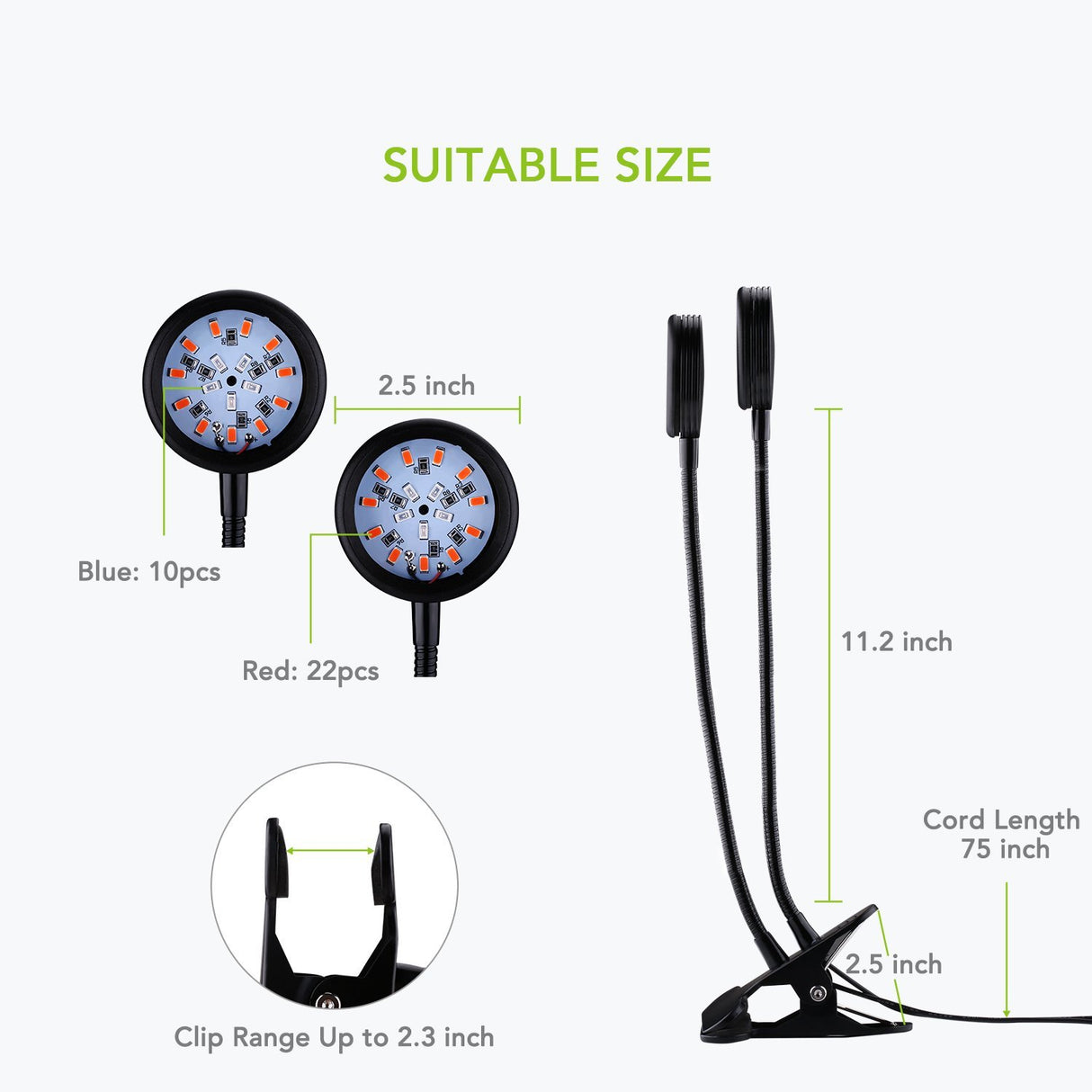 Lampes de culture hydroponiques