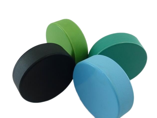 Rondelle de hockey en caoutchouc