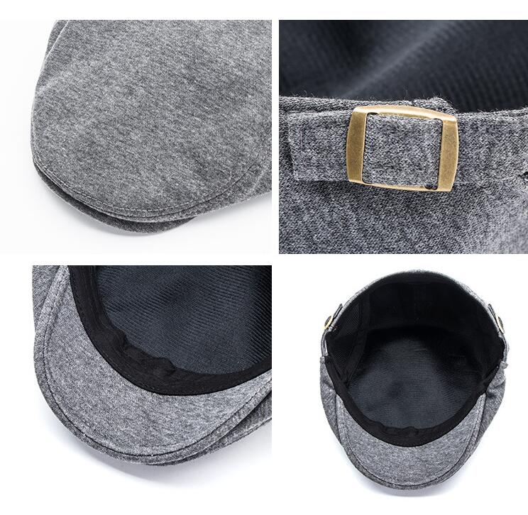 Béret tricoté de couleur unie