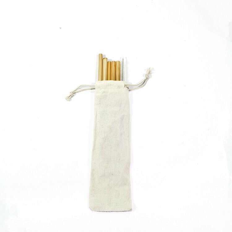 Ensemble de pailles réutilisables