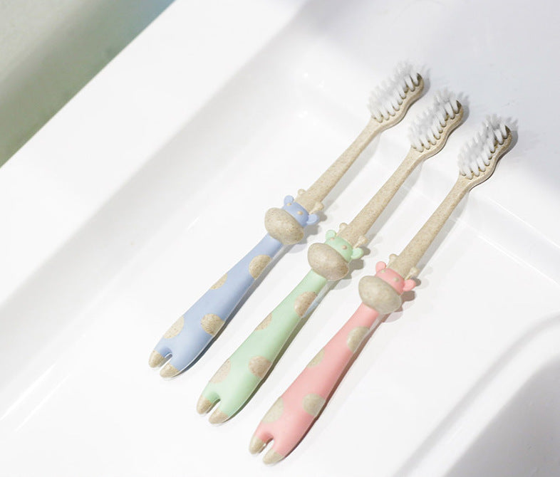 Brosse à dents en forme de girafe