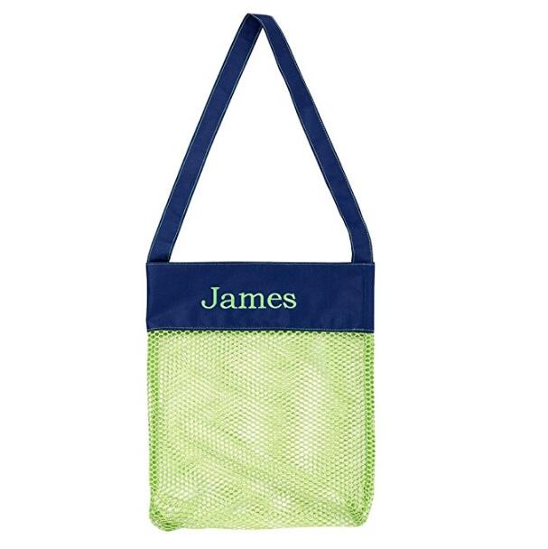 Sac de plage en maille coquillage