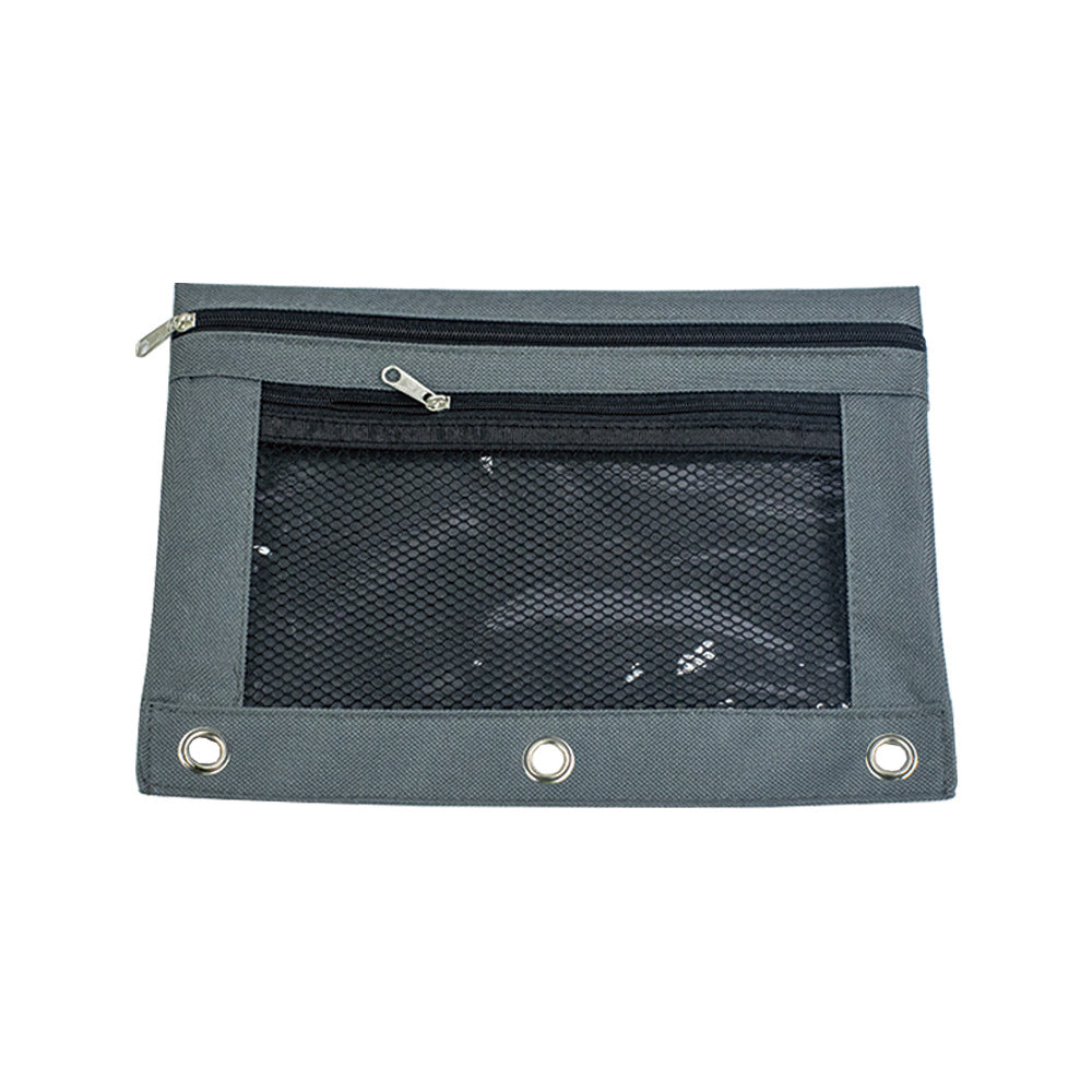 Estuche para lápices con cremallera y ventana