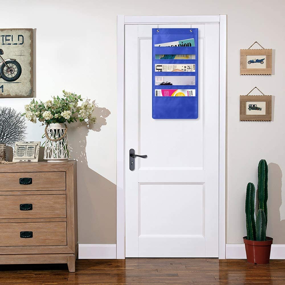 Organiseur de dossiers mural à 5 poches