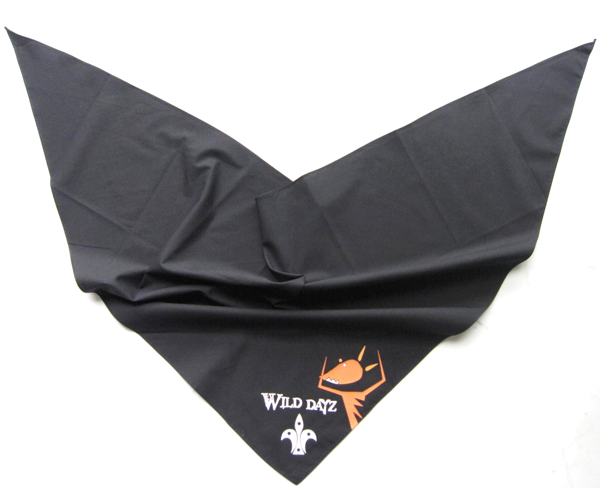 Bandana triangulaire en coton uni