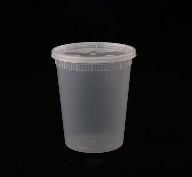 32 Oz. Plastic Disposable Food Container - Yorkn Inc✅