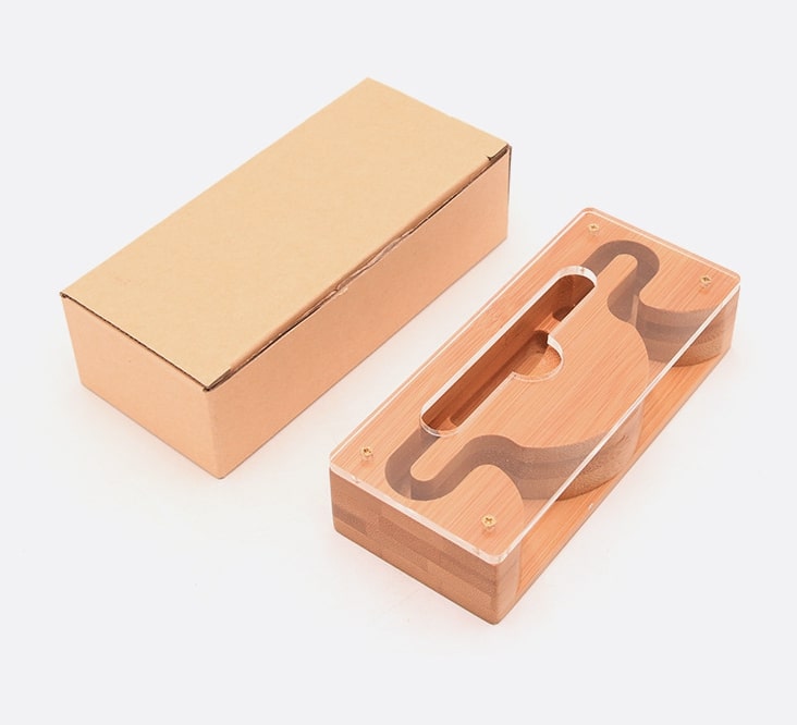 Support de téléphone en bambou