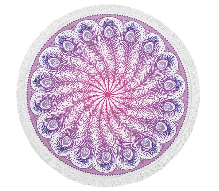 Serviettes de plage circulaires