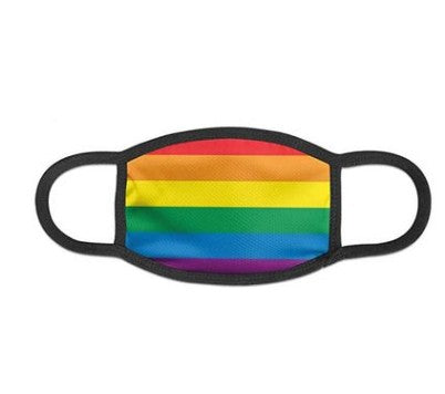 Masque facial en coton arc-en-ciel