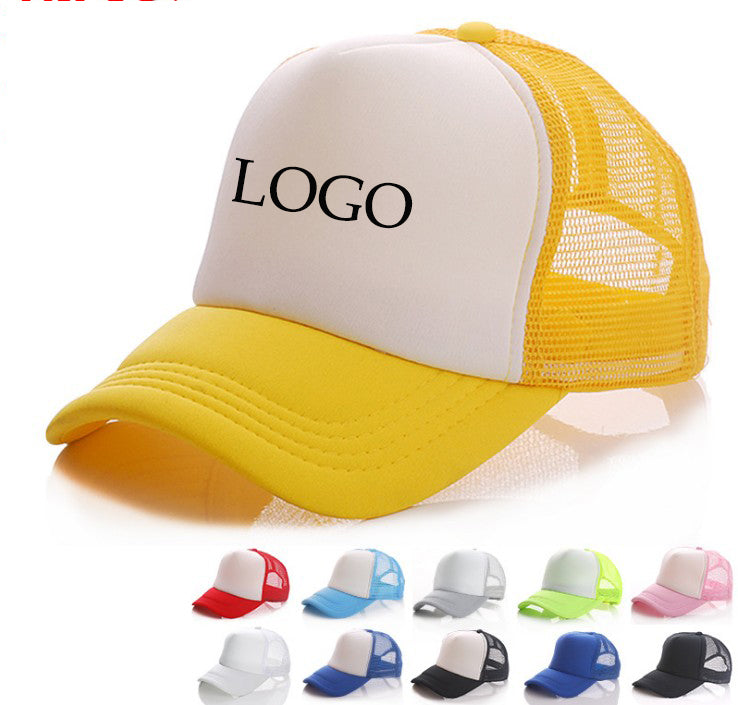 Chapeau d'été en mousse et maille