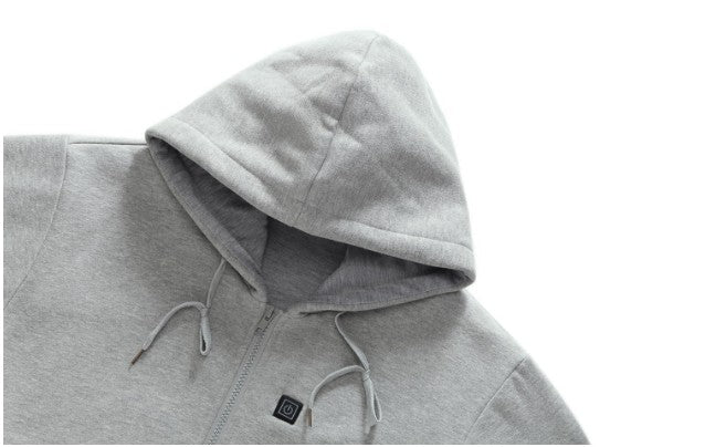 Veste à capuche chauffante USB