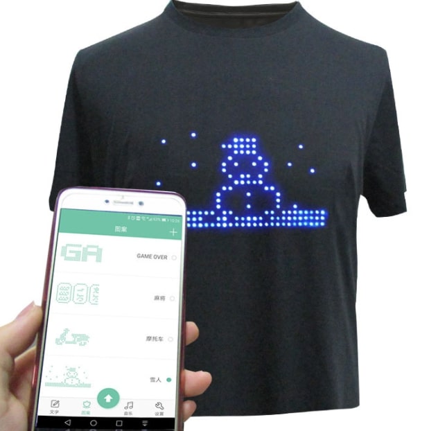 T-shirts LED
