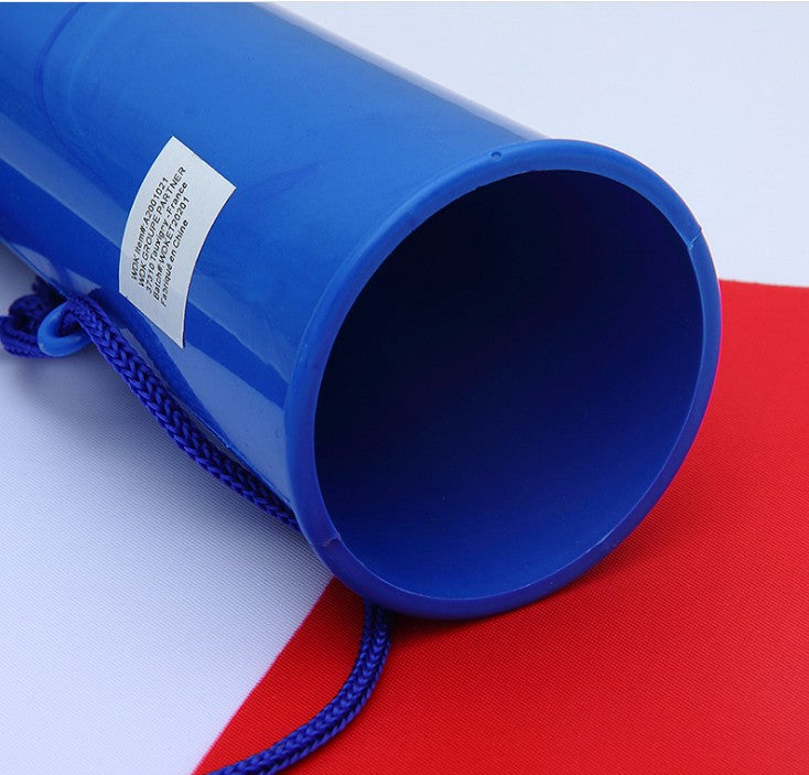 Trompette avec drapeau