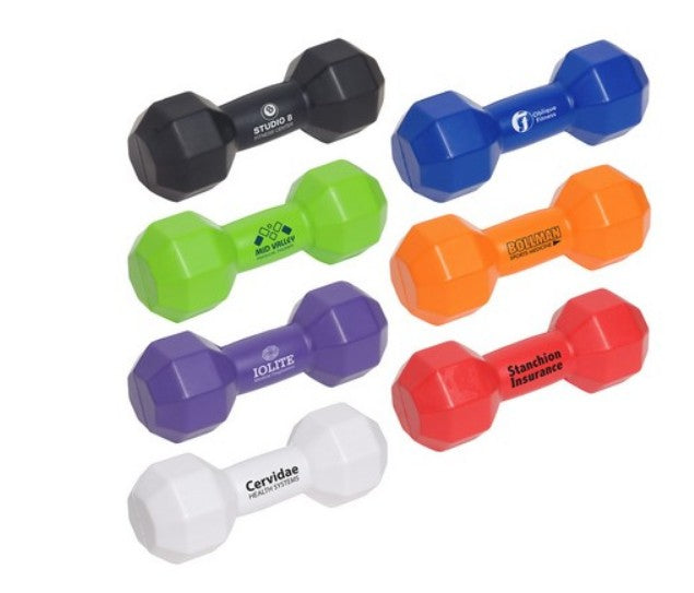 Soulagement du stress avec haltères