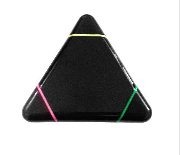 Surligneur tricolore transparent