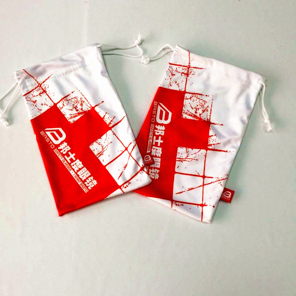 Pochette à cordon en microfibre