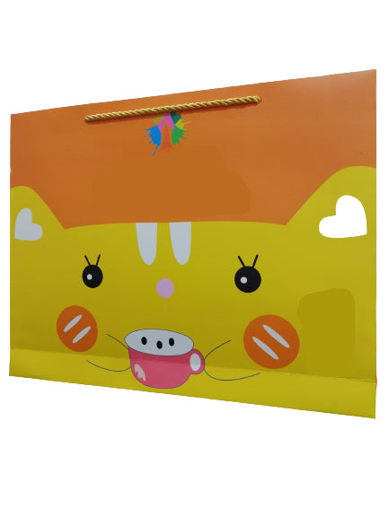 Sac en papier cartonné blanc