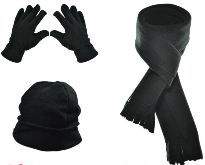 Ensemble tuque, écharpe, mitaines et polaire pour jeunes