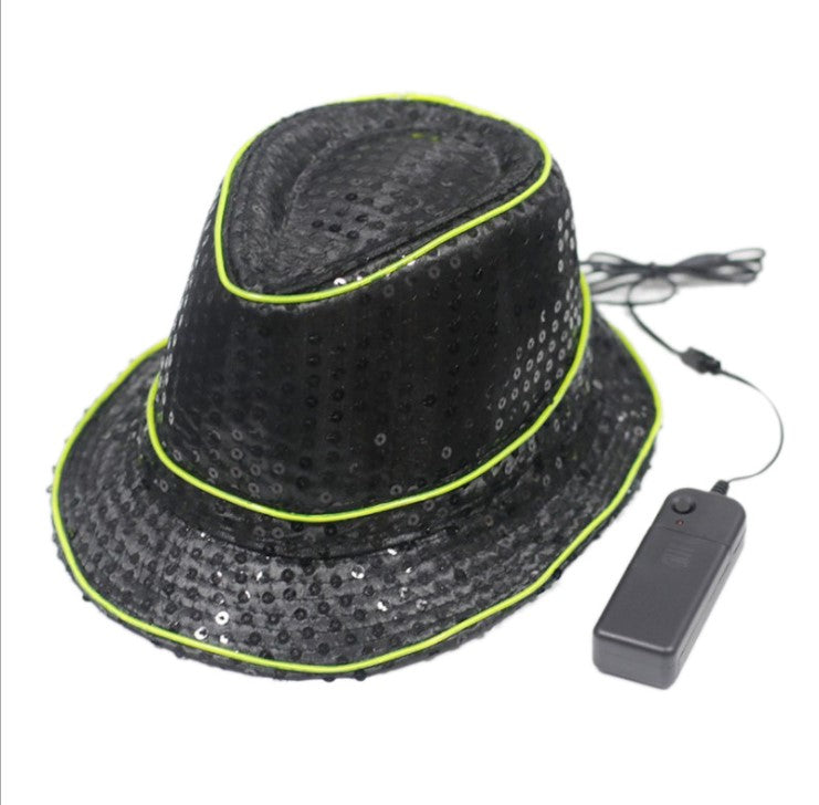 Chapeau LED en plastique