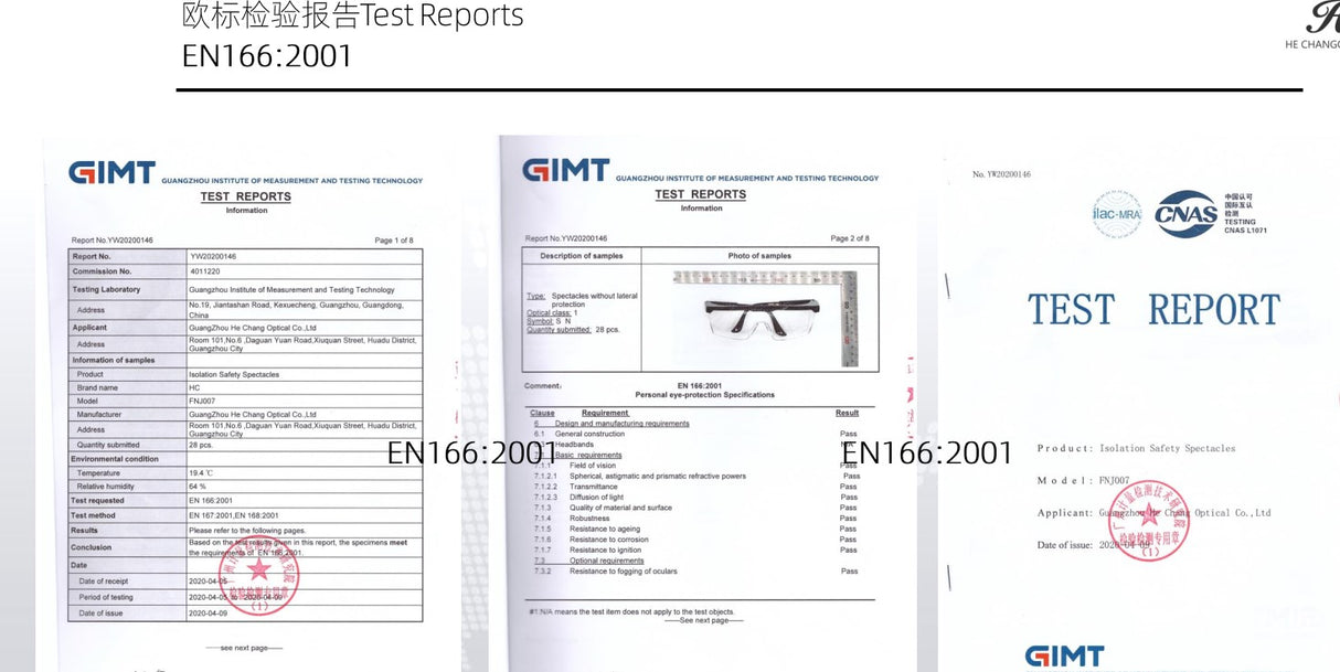 Lunettes de sécurité