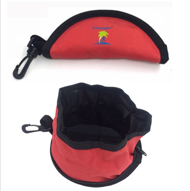 Gamelle de voyage pliable pour chien et chat