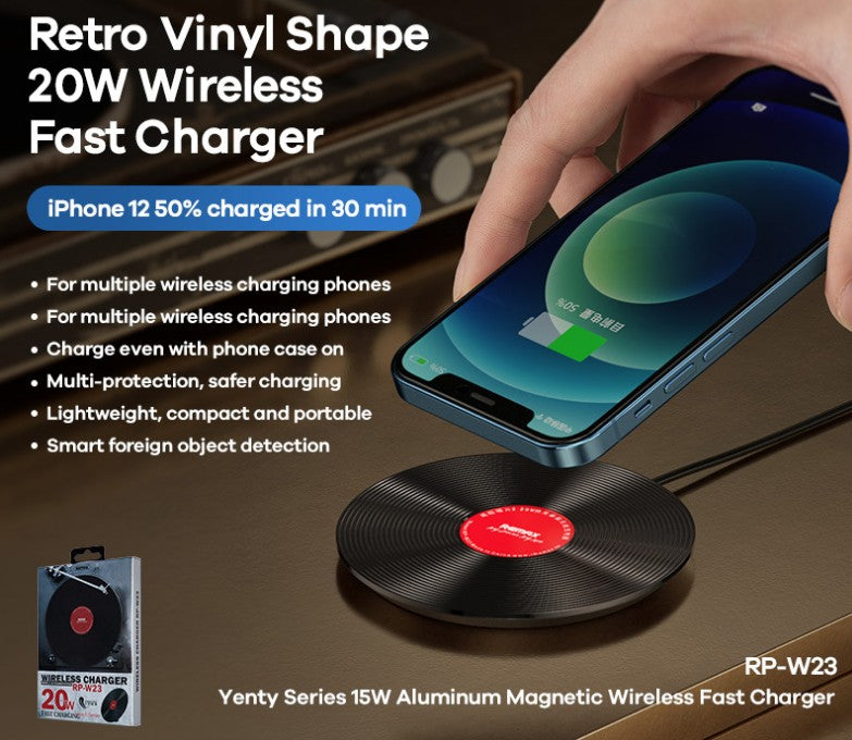 Chargeur sans fil à disque