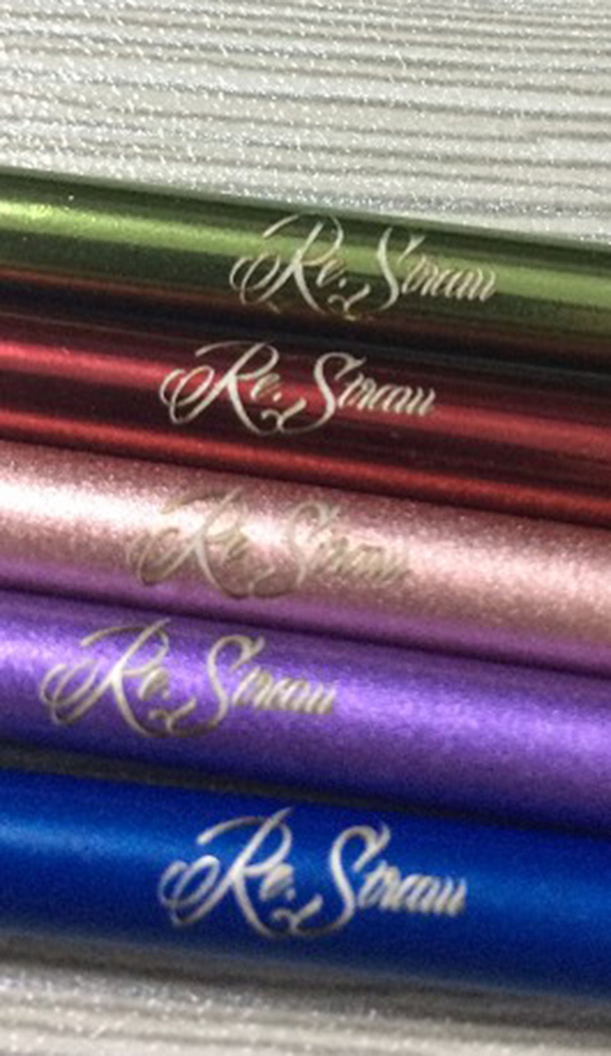 Pailles en acier inoxydable