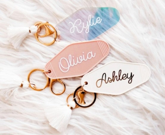 Porte-clés vintage pour hôtel et motel