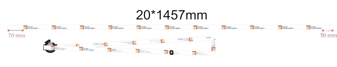 Bandoulière pour poignée de bouteille d'eau