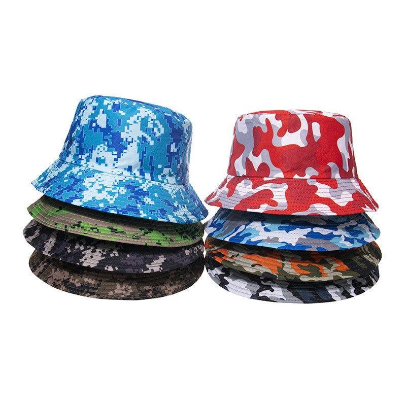 Chapeau seau camouflage
